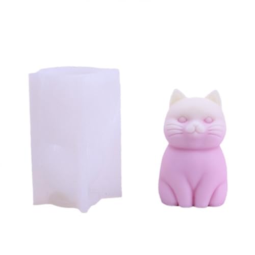DQZRTUECA Silikon-Kerzenform mit Katzenmotiv zur Kerzen- und Seifenherstellung DQZRTUECA Silikon-Kerzenform mit Katzenmotiv zur Kerzen- und Seifenherstellung von DQZRTUECA