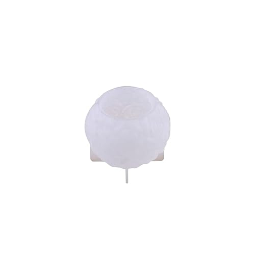 DQZRTUECA Silikon-Kerzenform mit Rosenkugeln, for Valentinstag, Weiß, 40–90 mm(40mm) von DQZRTUECA