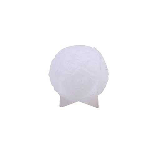 DQZRTUECA Silikon-Kerzenform mit Rosenkugeln, for Valentinstag, Weiß, 40–90 mm(60mm) von DQZRTUECA