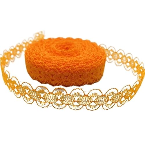 DQZRTUECA Spitzenband, 15 mm, beidseitig bestickt, Netzstoff, 9,1 m, mehrfarbig(20) von DQZRTUECA