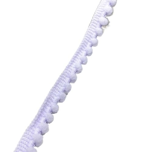 DQZRTUECA Spitzenband 12mm breit 2 Yards mehrfarbig(Light Purple) von DQZRTUECA