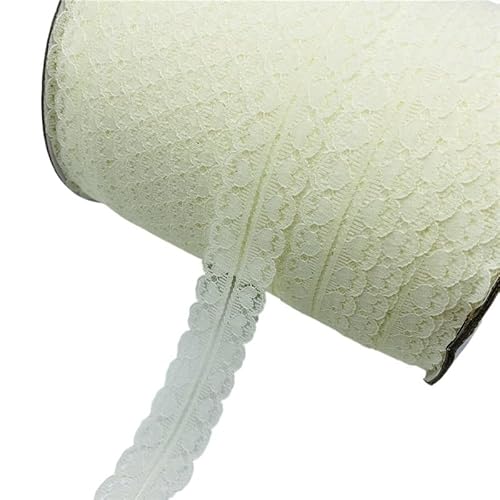 DQZRTUECA Spitzenband in Herzform, 30 mm, besticktes Netz, 1 Stück(3) von DQZRTUECA