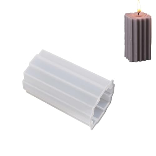 DQZRTUECA Streifen Silikon Kerzenformen for Duftkerze Seife Handwerk Gips machen Home Dekoration DQZRTUECA Streifen Silikon Kerzenformen for Duftkerze Seife Handwerk Gips machen Home Dekoration von DQZRTUECA