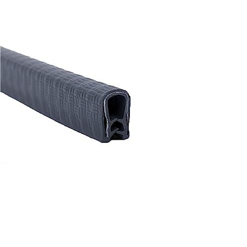 DQZRTUECA U-förmiges Wetterschutzband for Autotürkantenschutz, 3,28 Fuß, Mehrfarbig, 10–15 mm x 8 mm(Grijs,15mm x 8mm) von DQZRTUECA