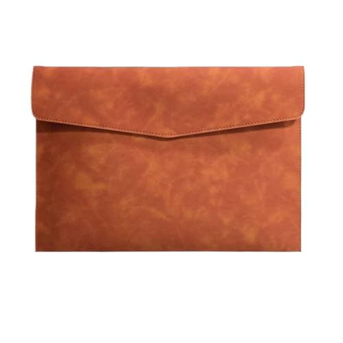 DQZRTUECA Umschlag-Dokumentenhalter aus PU-Leder, 235 x 330 mm, mehrfarbig, 3er-Pack(Brown) von DQZRTUECA
