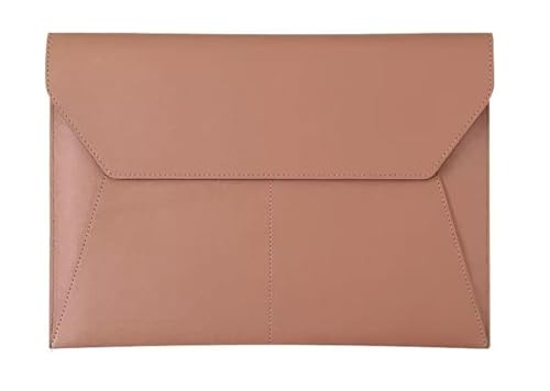 DQZRTUECA Umschlag-Dokumentenhalter aus PU-Leder, 33 x 23,5 cm, mehrfarbig, 2 Stück(Pink) von DQZRTUECA