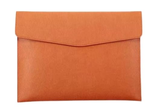 DQZRTUECA Umschlag-Dokumentenhalter aus PU-Leder, Braun, 330 x 247 mm von DQZRTUECA