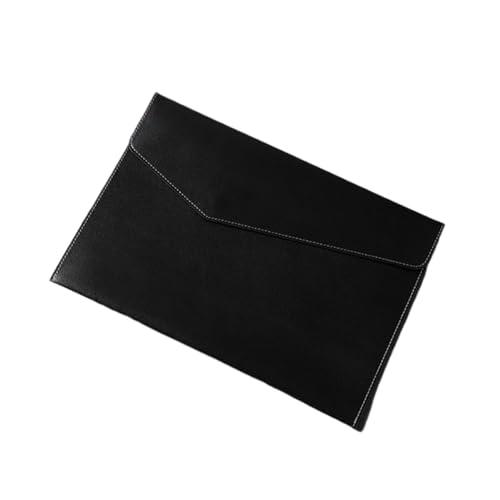 DQZRTUECA Umschlaghülle aus PU-Leder, Schwarz, 34 x 23,5 cm(Black) von DQZRTUECA