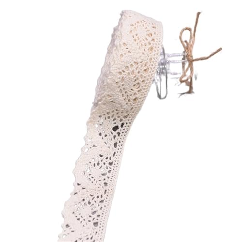 DQZRTUECA Weißes Spitzenbesatzband, 0,7–2,7 cm Breite, 4,5–9,1 m(12-width 2.7cm,10Yards) von DQZRTUECA