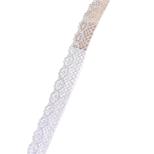 DQZRTUECA Weißes Spitzenbesatzband, 0,7–2,7 cm Breite, 4,5–9,1 m(28-width 2cm,10Yards) von DQZRTUECA