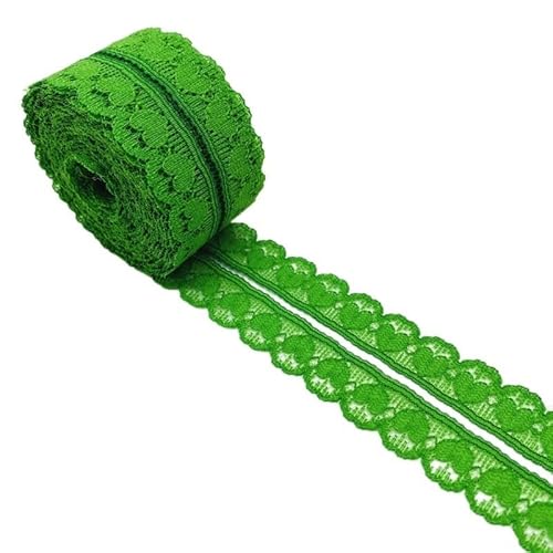 Lace Edging Trim Ribbon, 5 Yards 30mm Herzförmiges besticktes Netz Bilaterales Spitzenbandbesatz Nähen Rockzubehör(13) von DQZRTUECA