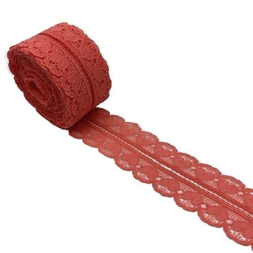Lace Edging Trim Ribbon, 5 Yards 30mm Herzförmiges besticktes Netz Bilaterales Spitzenbandbesatz Nähen Rockzubehör(14) von DQZRTUECA