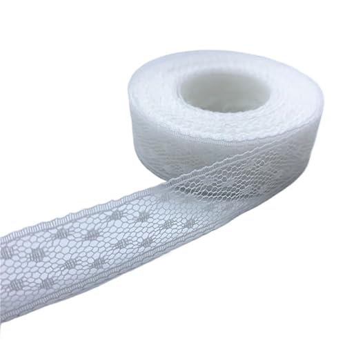 Lace Edging Trim Ribbon, Besticktes, beidseitiges Spitzenbesatzband, 4,5 m, 15 mm, for Nähen von Stoff, Rockzubehör, mehrfarbig(1) von DQZRTUECA