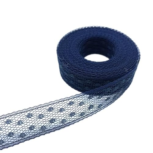 Lace Edging Trim Ribbon, Besticktes, beidseitiges Spitzenbesatzband, 4,5 m, 15 mm, for Nähen von Stoff, Rockzubehör, mehrfarbig(4) von DQZRTUECA