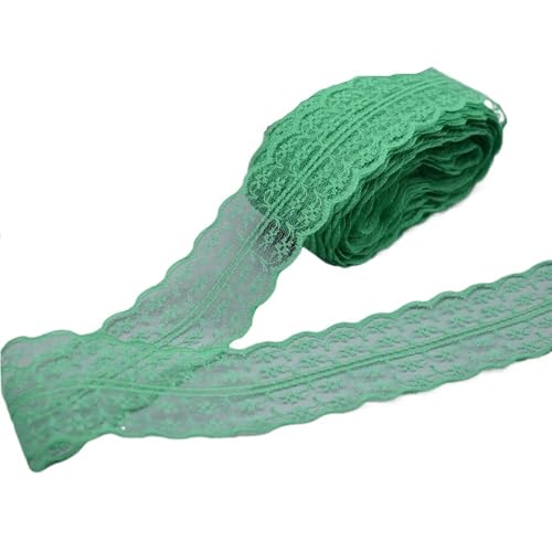 Lace Edging Trim Ribbon, Spitzenband, 45 mm x 9,1 m, mehrfarbig(7) von DQZRTUECA