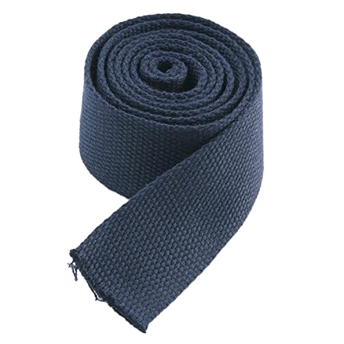 Nylon Gurtband Fischgrätenmuster, Baumwoll-Gurtband, 20–50 mm Breite, 4,5 Meter/Rolle, mehrfarbig, for Taschen, Outdoor, DIY-Ausrüstung, Reparatur(Dark Blue,50mm) von DQZRTUECA