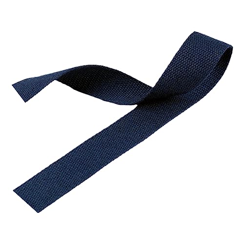 Nylon Gurtband Fischgrätenmuster, Gurtband aus Polyester-Baumwolle, 2,5 cm x 4,5–45 m, 1,3 mm Dicke, mehrfarbig, mehrere Größen(Navy Blue,50 yard) von DQZRTUECA