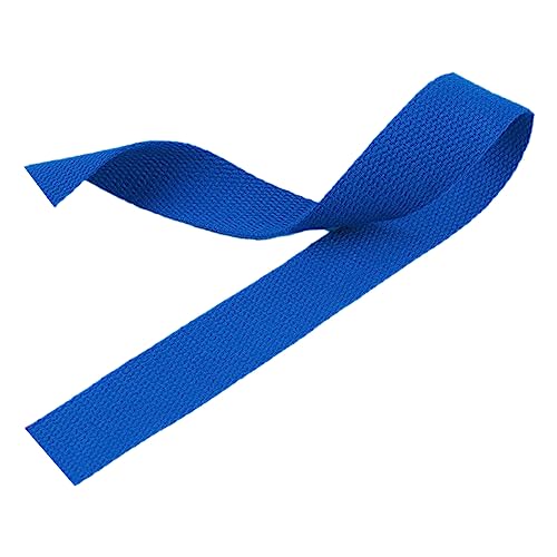 Nylon Gurtband Fischgrätenmuster, Gurtband aus Polyester-Baumwolle, 2,5 cm x 4,5–45 m, 1,3 mm Dicke, mehrfarbig, mehrere Größen(Royal Blue,20 yard) von DQZRTUECA