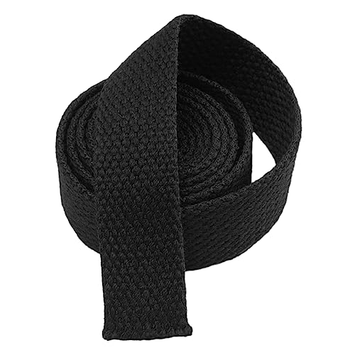 Nylon Gurtband Fischgrätenmuster, Gurtband aus Polyester-Baumwolle, 25 mm breit, mehrfarbig, 5–20 Yard(Black,20 yard) von DQZRTUECA
