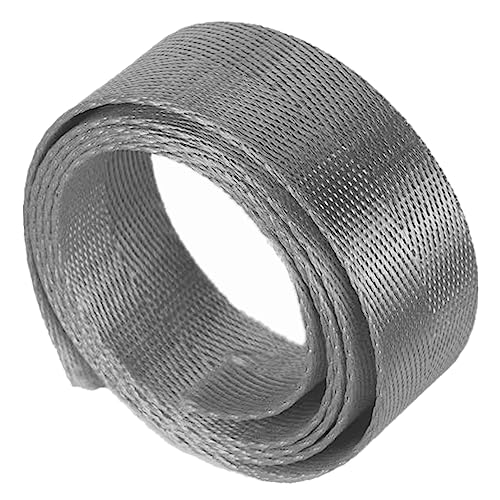Nylon Gurtband Fischgrätenmuster, Nylon-Gurtband, 25 mm (1 Zoll) Breite, mehrfarbig, 5–20 Yard Länge, for Taschengurte, Basteln, Reparieren(Grey,20 yard) von DQZRTUECA