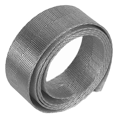 Nylon Gurtband Fischgrätenmuster, Nylon Gurtband 25mm 1 Zoll Fischgrätenband Multicolor 5/10/20 Yard DIY Basteln Reparatur(Grey,5 yard) von DQZRTUECA