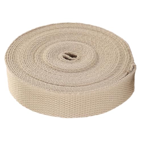 Nylon Gurtband Fischgrätenmuster, Polyester-Baumwollgurtband 5 Yards Mehrere Größen Multicolor for Tasche Gepäck Fracht(Khaki,25 mm) von DQZRTUECA