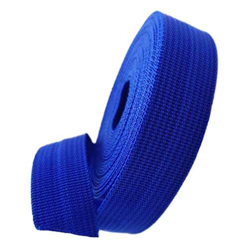 Nylon Gurtband Fischgrätenmuster, Polypropylen-Gurtband, 38 mm Breite, 5–50 Yards, mehrfarbig, for Taschengriffe, Rucksäcke, Gepäckgurte(Blue,5 yard) von DQZRTUECA