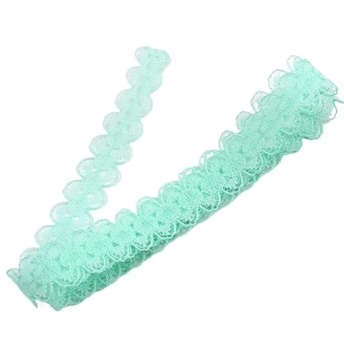 Retro-Schnitzbänder, Spitzenband 1,5 cm x 10 Yards Mehrfarbig(Green) von DQZRTUECA