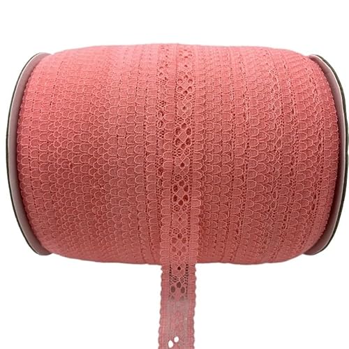 Retro-Schnitzbänder, Spitzenband 5 Yards 20mm Breite Mehrfarbig(Hot Pink) von DQZRTUECA
