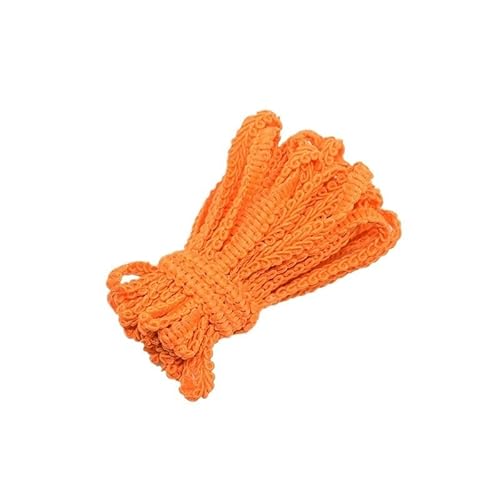 Retro-Schnitzbänder, Spitzenband 8mm Breite 10 Meter Länge Polyester Mehrfarbig(Orange) von DQZRTUECA