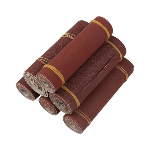 Schleifpapier-Scheiben, 80-600 Grit Schmirgelleinen Schleifpapier Rolle 100mm x 1m for Holzbearbeitung Polieren Schleifen(320 Grit) von DQZRTUECA