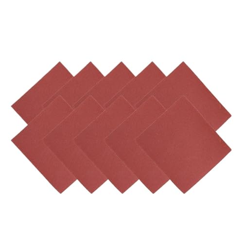 Schleifpapier-Scheiben, Schleifpapier 10er Pack 110x100mm Körnung 60-1000 Rot(240) von DQZRTUECA