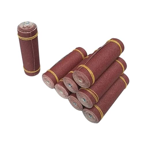 Schleifpapier-Scheiben, Schmirgelleinen mit Körnung 80–600, 1 Meter x 100 mm(80 Grit) von DQZRTUECA