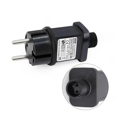24V 12W Transformateur LED CZJUTAI JT-DC24V12W IP44 Alimentation pour éclairage de Noël – Prise européenne, Socle à vis, DC24V12W [E4T2] von DR. WATCH