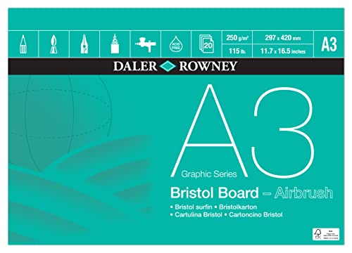 DR Bristol Board Pad – A3, GDABBPA3 von Daler Rowney