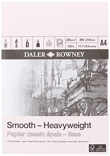 Daler Rowney DR Schwerer, gummierter Notizblock, A4, GDAHWPA4 Daler Rowney DR Schwerer, gummierter Notizblock, A4, GDAHWPA4 von Daler Rowney