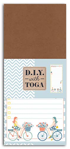 DRAEGER PARIS 1886 SU117 Notizblock to-Do List Kraftpapier, 8 x 18,5 cm, Oh La, Papier, mehrfarbig, non applicable von Toga