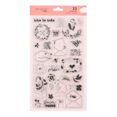 DRAEGER PARIS 1886 TPG52 Stempel, Silikon, Durchsichtig, 17 x 31 cm von DRAEGER