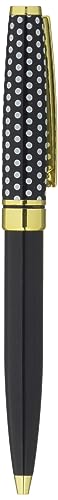 Die carterie 76000728 Kugelschreiber Einziehbar Serie Black & Gold mit Botschaft auf Clip Glücksbringer von DRAEGER