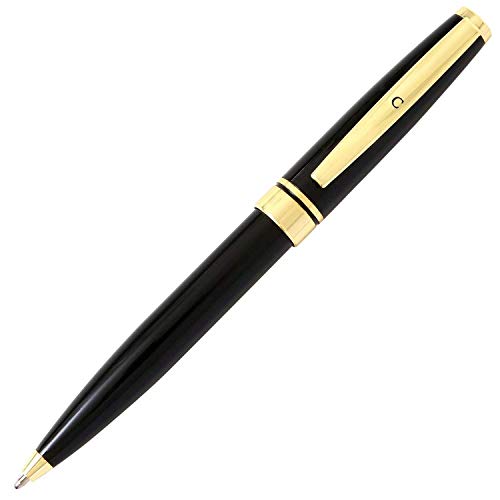 Die carterie 76000750 Kugelschreiber Einziehbar Serie Black & Gold mit Botschaft auf Clip C von DRAEGER