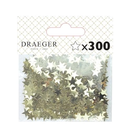 Draeger Paris – Konfetti aus Papier – Gold – 8,5 x 7,5 cm – Heißgold-Finish von DRAEGER PARIS 1886