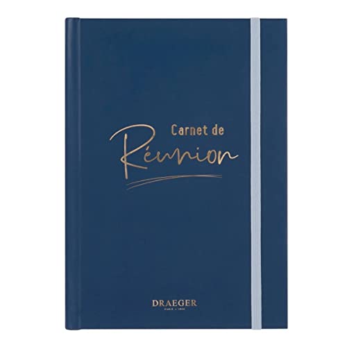 Draeger Paris - Meetingbuch A5 mit Gummibandverschluss Draeger Paris - Meetingbuch A5 mit Gummibandverschluss von DRAEGER