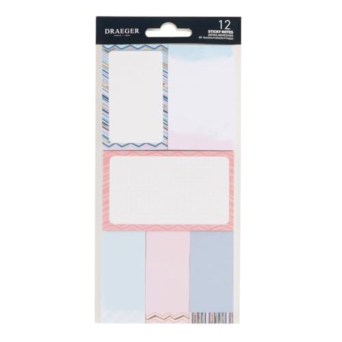 Draeger Paris - Sticky Notes Pastellblöcke, 12 Stück von DRAEGER