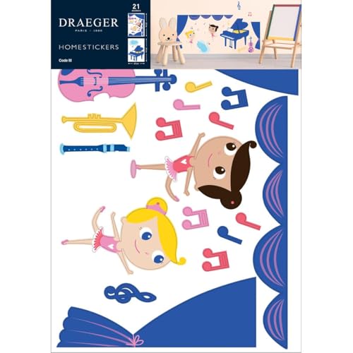 DRAEGER PARIS 1886 Adhesivo decorativo, Multicolor, Grand von DRAEGER