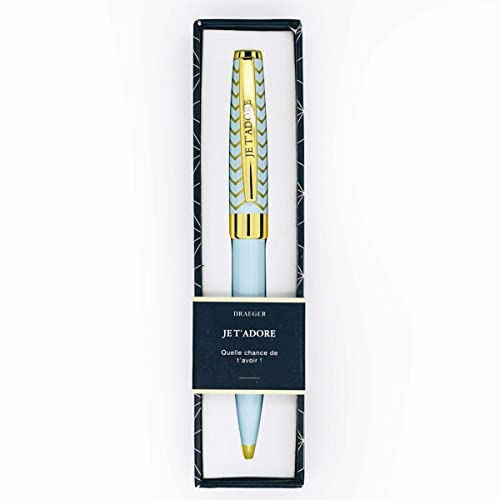 DRAEGER Paris Kugelschreiber, Farbe Mandelgrün und Gold, personalisierbar, schwarze Tinte, Geschenkidee für Geburtstag, Weihnachten, Party für Freunde, Brüder und Schwestern, Geschenkbox DRAEGER Paris Kugelschreiber, Farbe Mandelgrün und Gold, personalisierbar, schwarze Tinte, Geschenkidee für Geburtstag, Weihnachten, Party für Freunde, Brüder und Schwestern, Geschenkbox von DRAEGER