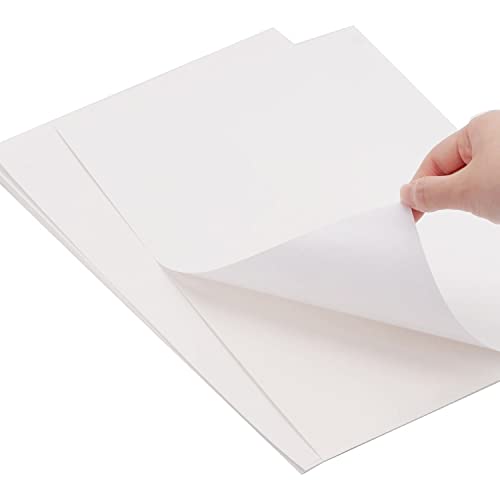 DRERIO 25 Blatt bedruckbares Vinyl-Aufkleberpapier wasserfestes Aufkleberpapier A4-Papier reißfestes Aufkleber weißes Druckpapier trocknet schnell Papier für Laser-Inkjet, Drucker, Malerei, im Freien von DRERIO