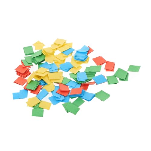 DRESSOOS 1 Packung Konfetti Requisiten, Konfetti Maschine, Magnetischer Trockenlösch Radiergummi, Schneeflocken Flocken, Serviettenwickel, Schrumpfschläuche, Verschiedene Farben, von DRESSOOS