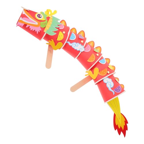 DRESSOOS 1 Satz Bemalung von Pappbechern Drachenspielzeug Festival Rot Figur chinesische neujahrsdekoration Chinese New Year Decoration Neujahrsparty-Ornament chinesisches neues Jahr Papier DRESSOOS 1 Satz Bemalung von Pappbechern Drachenspielzeug Festival Rot Figur chinesische neujahrsdekoration Chinese New Year Decoration Neujahrsparty-Ornament chinesisches neues Jahr Papier von DRESSOOS