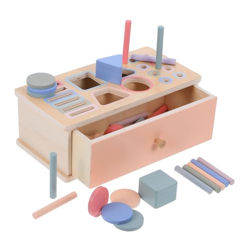 DRESSOOS 1 Satz Montessori Sortierbox aus Holz und Formsortier für Kleinkinder Jahre Pädagogisches Feinmotorik und Kognitiven Fähigkeiten DRESSOOS 1 Satz Montessori Sortierbox aus Holz und Formsortier für Kleinkinder Jahre Pädagogisches Feinmotorik und Kognitiven Fähigkeiten von DRESSOOS