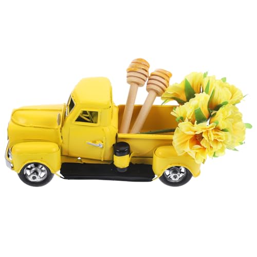DRESSOOS 1 Set Mini Bauernhof, Honig Gelber LKW, Spielzeug, Bienenfest, Heimdekoration, Gestuftes Tablett, Ornament, Kleines LKW, Bienen Geburtstagsparty Dekorationen, Honigwaben, DRESSOOS 1 Set Mini Bauernhof, Honig Gelber LKW, Spielzeug, Bienenfest, Heimdekoration, Gestuftes Tablett, Ornament, Kleines LKW, Bienen Geburtstagsparty Dekorationen, Honigwaben, von DRESSOOS